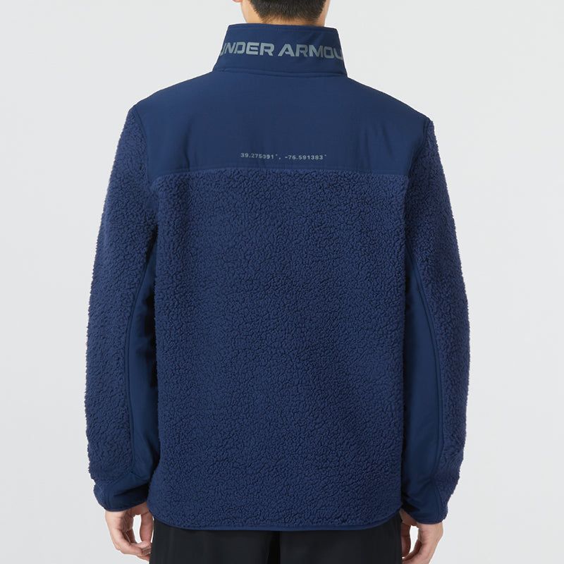 Under Armour UA Legacy Sherpa Full-Zip Soft Jacket 'Blue' 1357474-409 sold by KicksCrew product image thumbnail 4