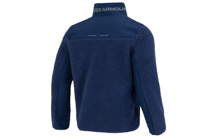 Under Armour UA Legacy Sherpa Full-Zip Soft Jacket 'Blue' 1357474-409 sold by KicksCrew product image thumbnail 2