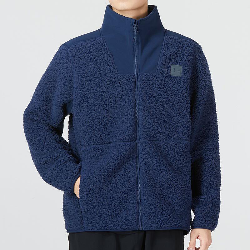 Under Armour UA Legacy Sherpa Full-Zip Soft Jacket 'Blue' 1357474-409 sold by KicksCrew product image thumbnail 3