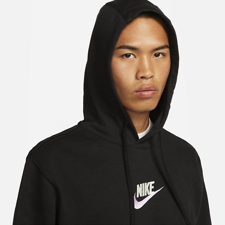 Nike Club French Terry Pullover Hoodie 'Black' FB7789-010 sold by KicksCrew product image thumbnail 3