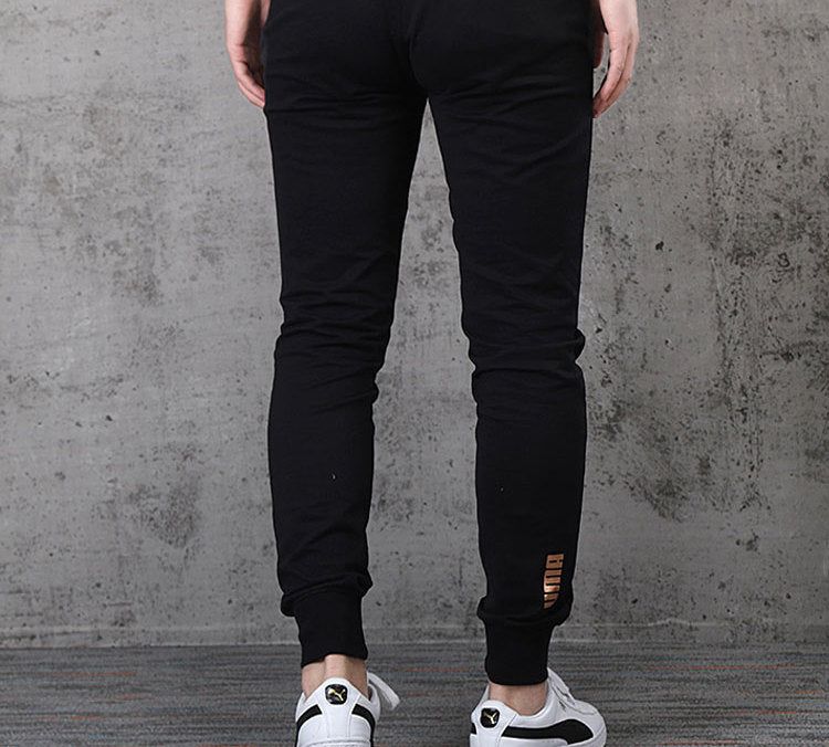 Puma Knit Sweatpants 'Black White' 597460-01 sold by KicksCrew product image thumbnail 4