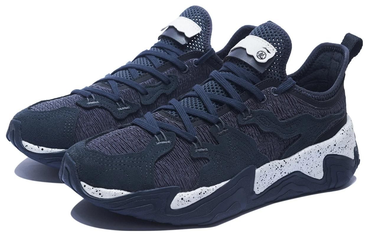 Li-Ning x Jackie Chan Kungfu Sports Shoes 'Navy White' AZGT063-1 sold by KicksCrew product image thumbnail 3