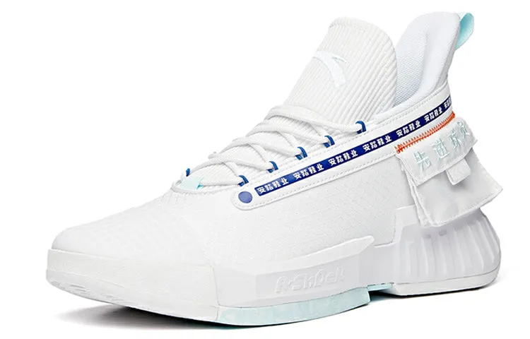 ANTA Player 2.0 Mid Top 'White Blue' 112031608S-3 sold by KicksCrew product image thumbnail 2