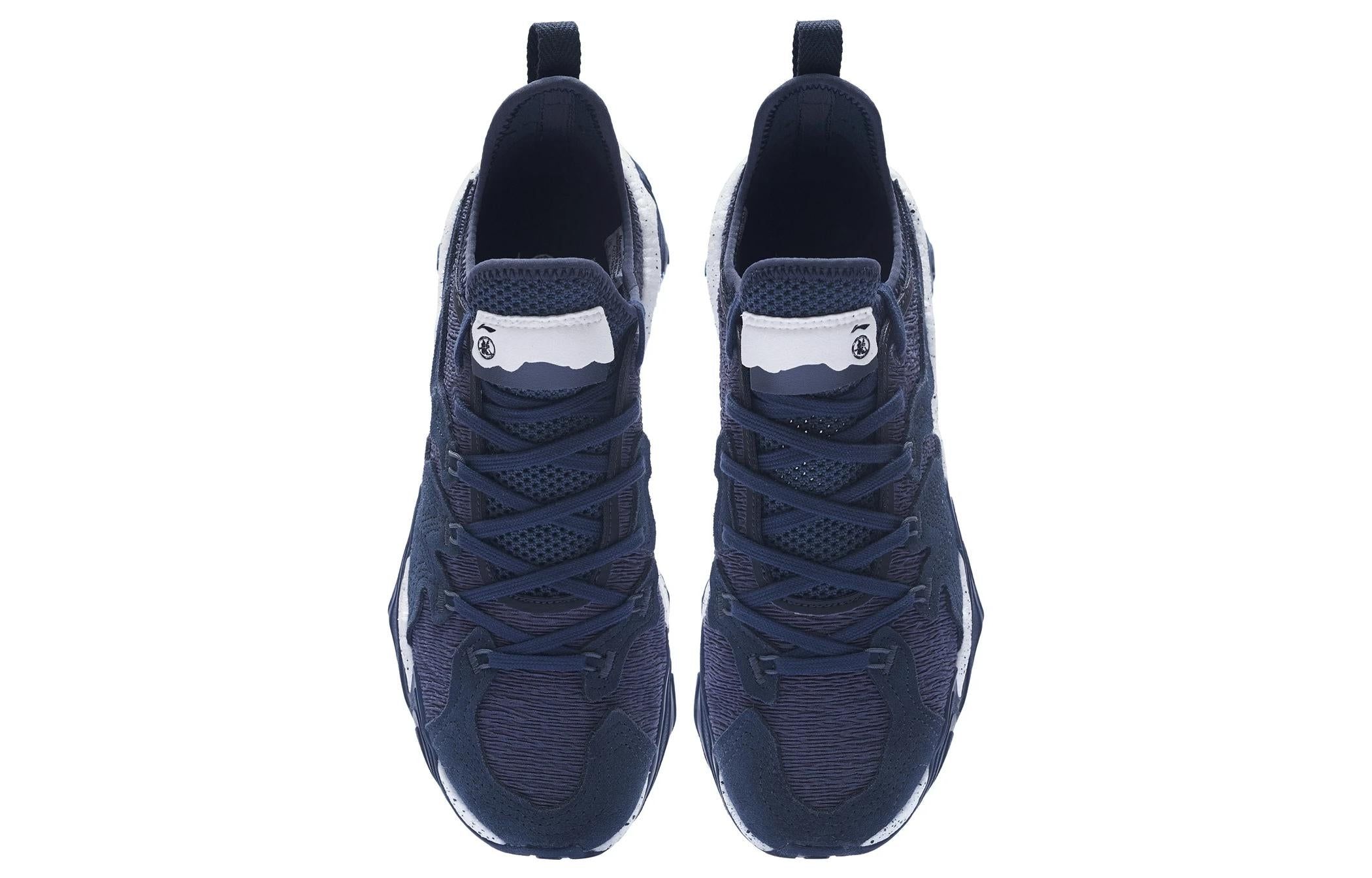 Li-Ning x Jackie Chan Kungfu Sports Shoes 'Navy White' AZGT063-1 sold by KicksCrew product image thumbnail 4
