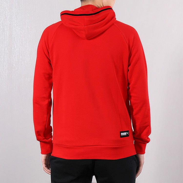 Puma Athletics Logo Hoodie 'Red' 844128-11 sold by KicksCrew product image thumbnail 4