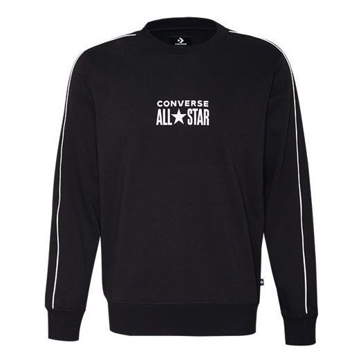 Converse All Star Track Crew Fleece Sweatshirt 'Black' 10018257-A01 sold by KicksCrew
