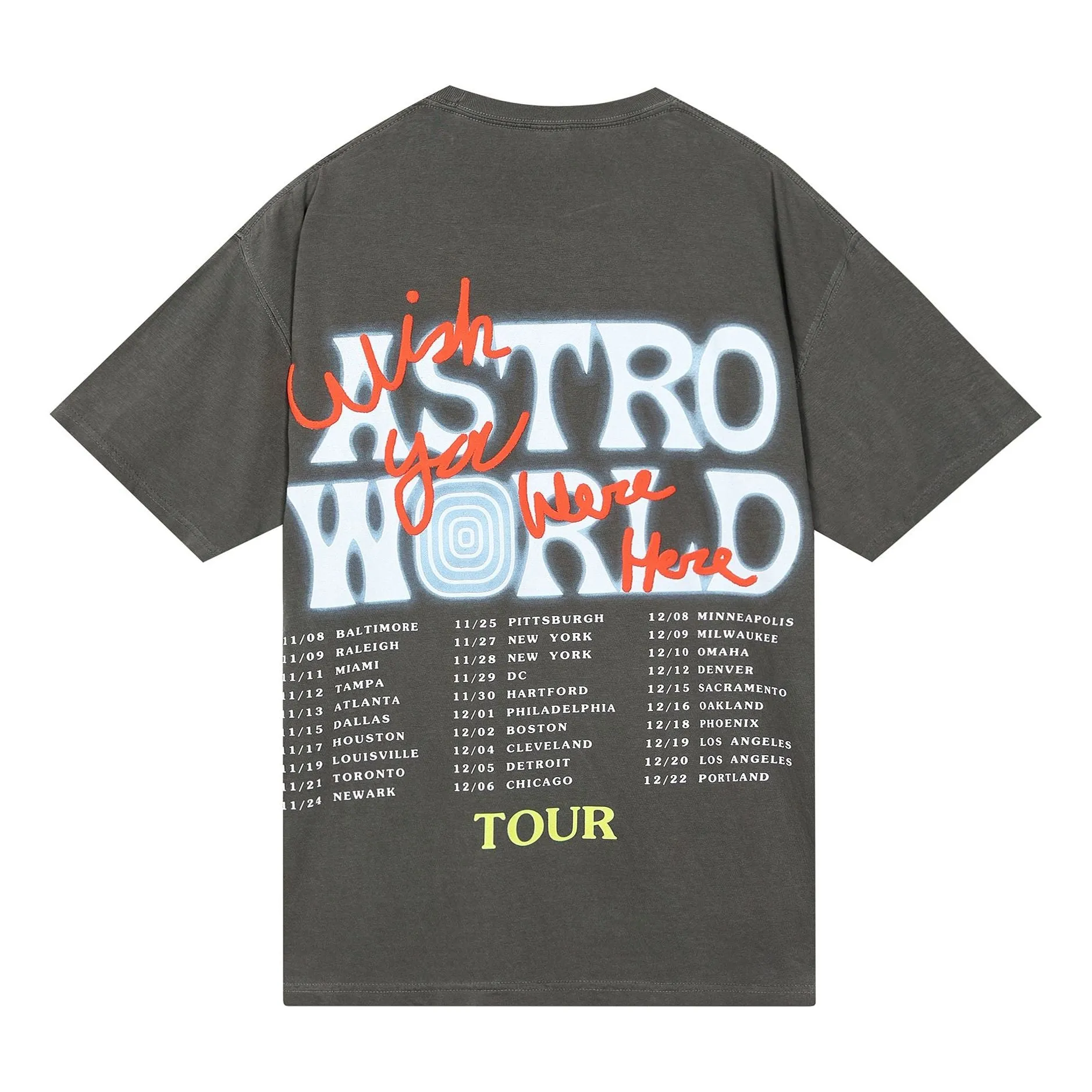 Travis Scott Astroworld Horse Head Tee 'Washed Black' TC-311 sold by KicksCrew product image thumbnail 2