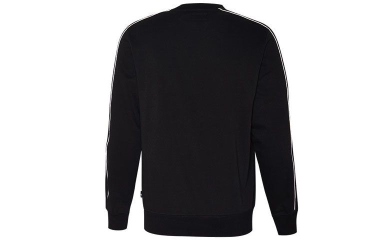 Converse All Star Track Crew Fleece Sweatshirt 'Black' 10018257-A01 sold by KicksCrew product image thumbnail 2
