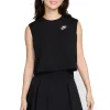 (WMNS) Nike Sportswear Club Crop Top 'Black' FV5506-010 sold by KicksCrew