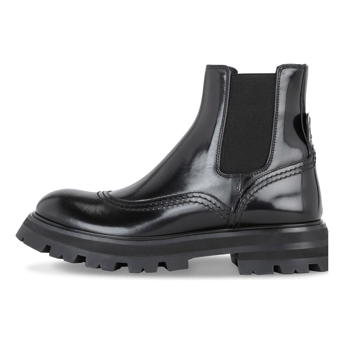 (WMNS) Alexander McQueen Wander Chelsea Boots 'Core Black' 666367WHZ841000 sold by KicksCrew