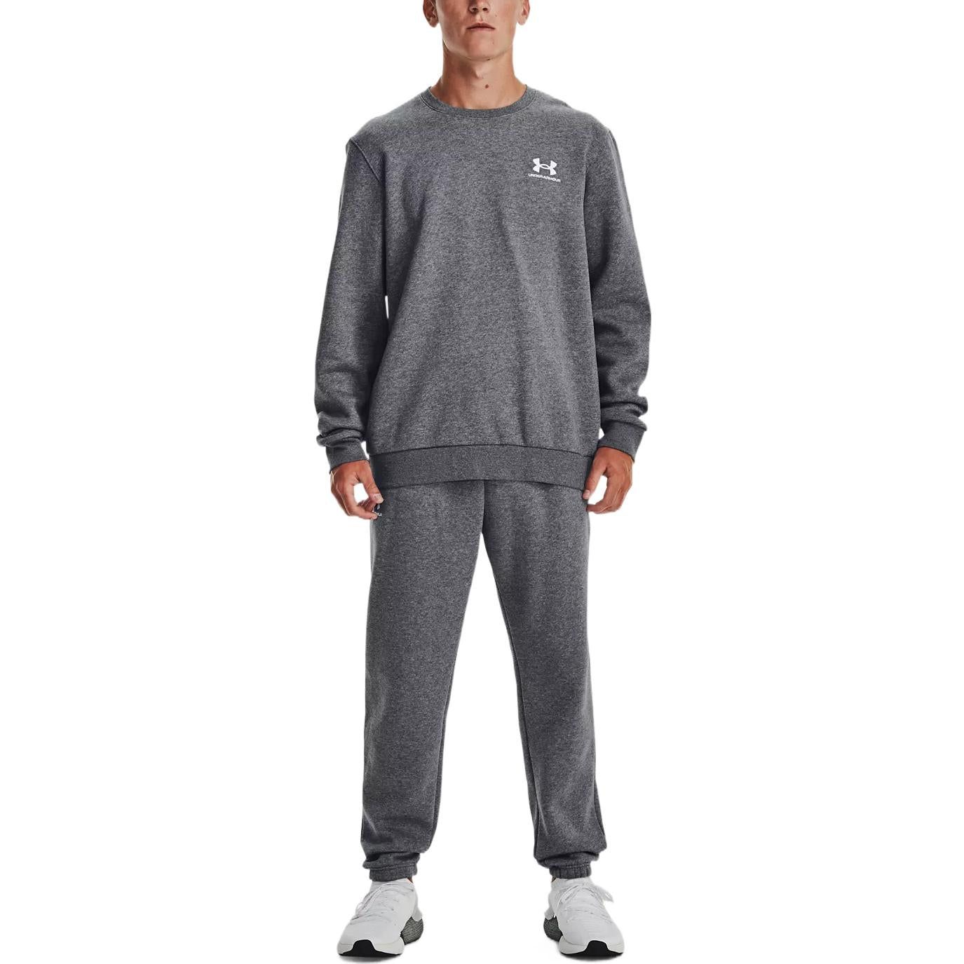 Under Armour Icon Fleece Crew Sweatshirt 'Pitch Grey Medium Heather' 1374250-012 sold by KicksCrew product image thumbnail 5
