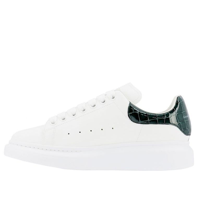 (WMNS) Alexander McQueen Oversized Sneaker 'White Green' 553770WHXMY9448 sold by KicksCrew