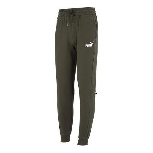 PUMA Power Sweatpants 'Green' 673646-70 sold by KicksCrew