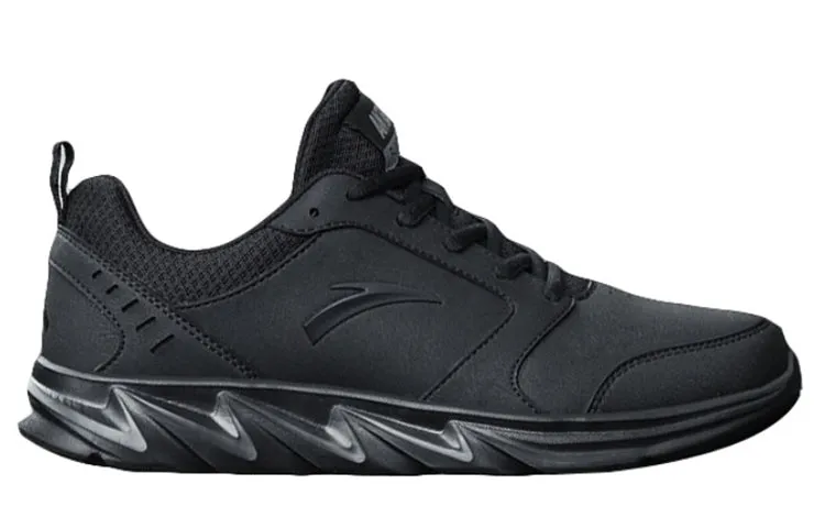 ANTA Running Series Sneakers Leather 'Black' 91815522-9 sold by KicksCrew product image thumbnail 2