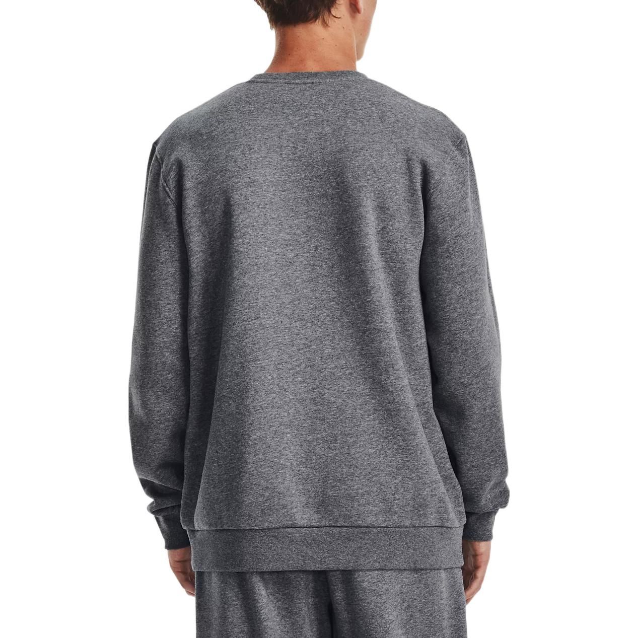 Under Armour Icon Fleece Crew Sweatshirt 'Pitch Grey Medium Heather' 1374250-012 sold by KicksCrew product image thumbnail 4