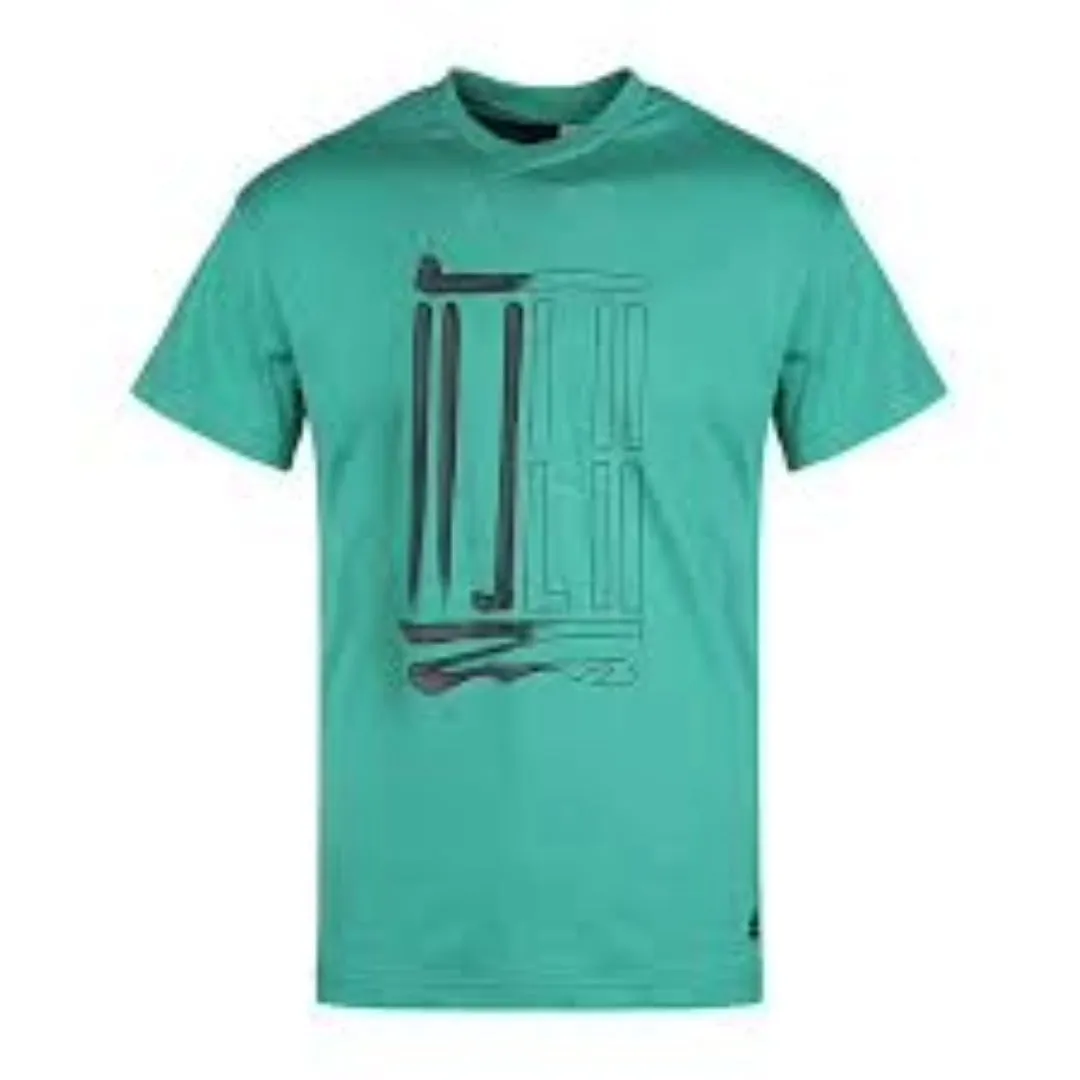 adidas Wuji Graphic T-Shirts 'Greren Black' CV6246 sold by KicksCrew