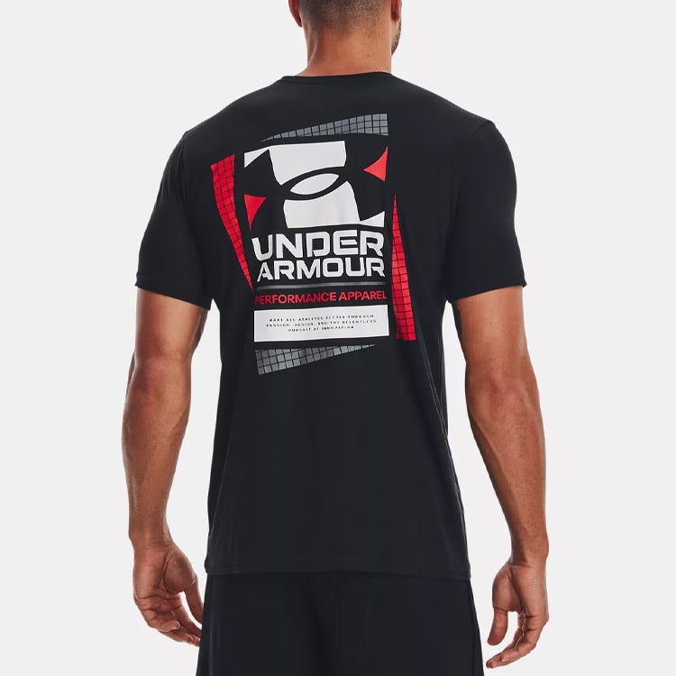 Under Armour Multicolor Box Logo T-shirt 'Black' 1370529-002 sold by KicksCrew product image thumbnail 5