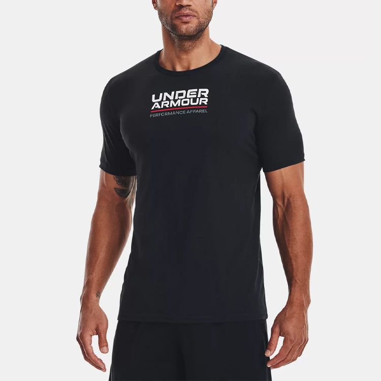 Under Armour Multicolor Box Logo T-shirt 'Black' 1370529-002 sold by KicksCrew product image thumbnail 4