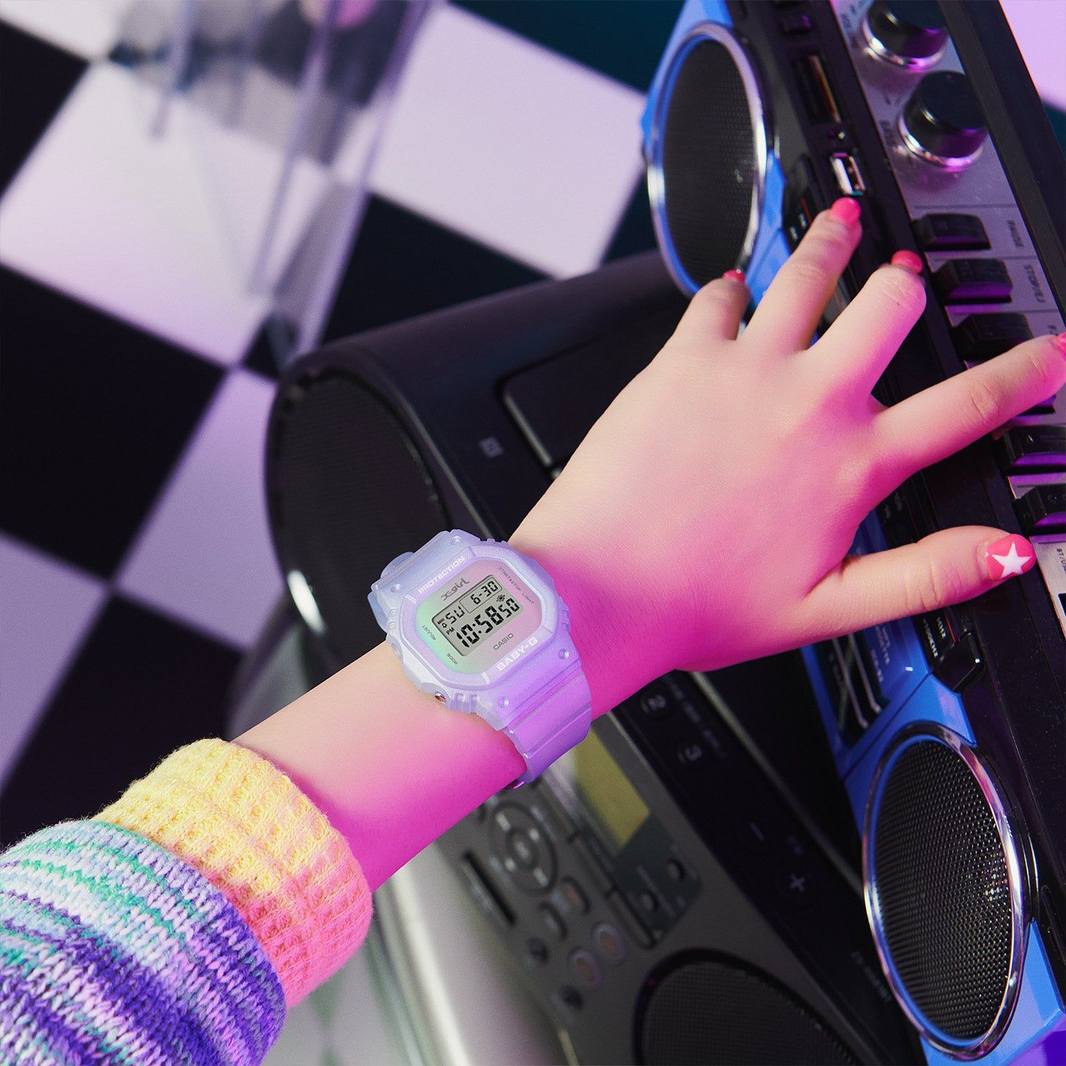 (WMNS) CASIO Baby-G Digital 'Black' BGD-565XG-2DR sold by KicksCrew product image thumbnail 4