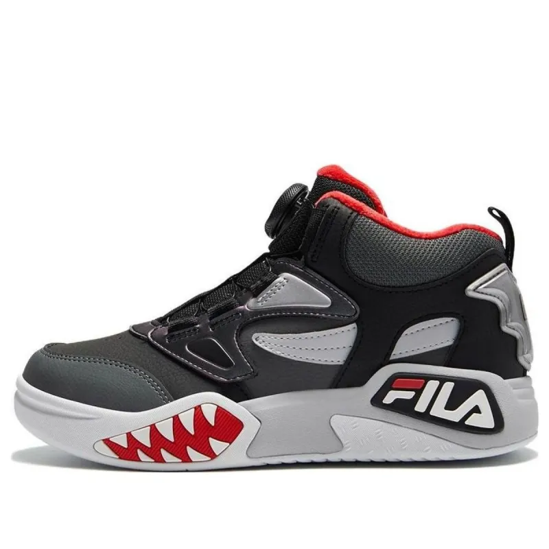 (GS) FILA FUSION Desperado Vintage Shoes 'Black Grey Red' K15B341308FBD sold by KicksCrew