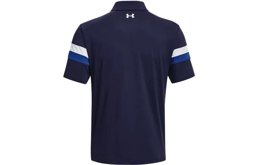 Under Armour T2G Colour Block Polo Shirt 'Navy White' 1377379-410 sold by KicksCrew product image thumbnail 2
