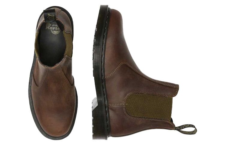 Dr.Martens 2976 Crazy Horse Leather Chelsea Boots 'Dark Brown' 25821207 sold by KicksCrew product image thumbnail 4