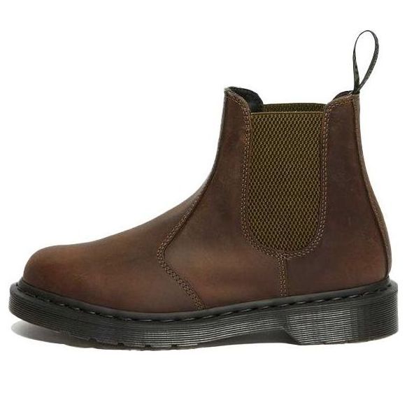 Dr.Martens 2976 Crazy Horse Leather Chelsea Boots 'Dark Brown' 25821207 sold by KicksCrew