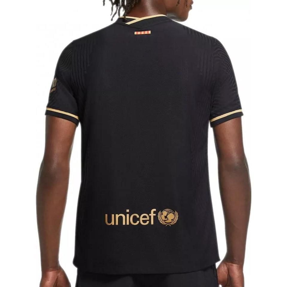 Nike FC Barcelona 2020/21 Vaporknit Match Away Jersey 'Black Gold' CD4184-011 sold by KicksCrew product image thumbnail 4