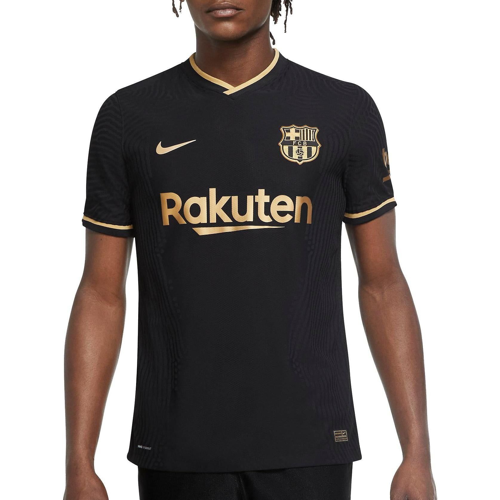 Nike FC Barcelona 2020/21 Vaporknit Match Away Jersey 'Black Gold' CD4184-011 sold by KicksCrew product image thumbnail 3