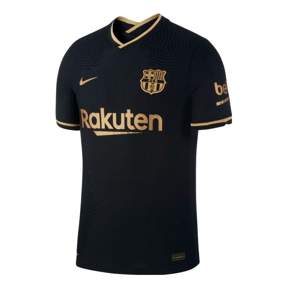 Nike FC Barcelona 2020/21 Vaporknit Match Away Jersey 'Black Gold' CD4184-011 sold by KicksCrew