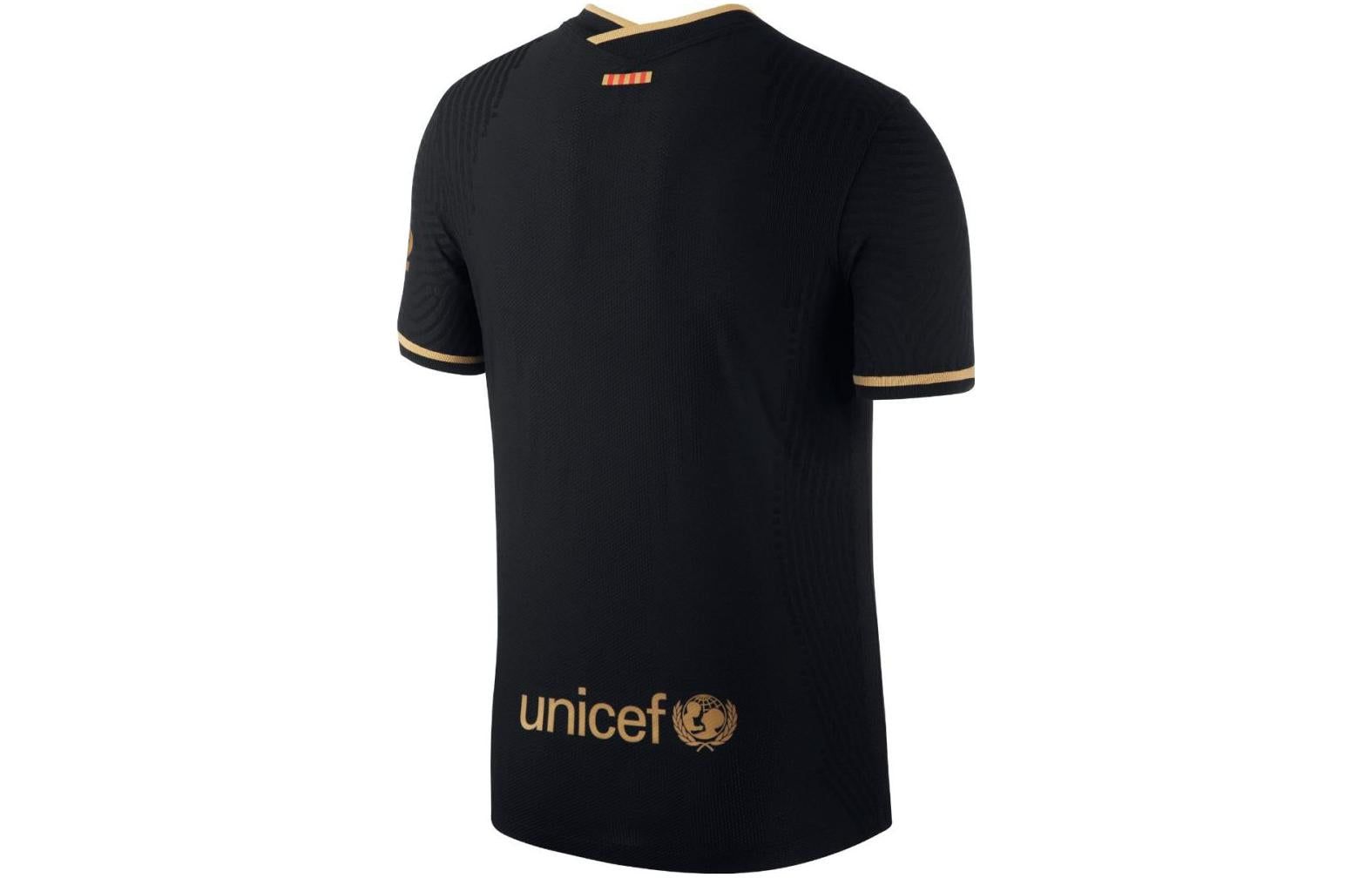 Nike FC Barcelona 2020/21 Vaporknit Match Away Jersey 'Black Gold' CD4184-011 sold by KicksCrew product image thumbnail 2