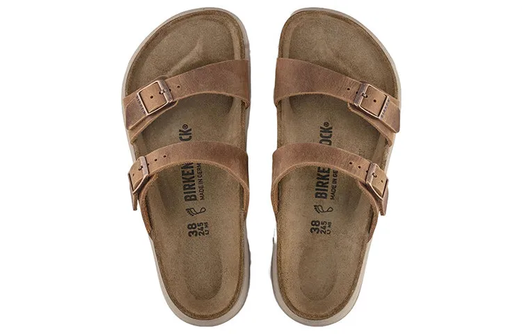 (WMNS) Birkenstock Sierra Waxy Leather Narrow Fit Sandals 'Ginger Brown' 1022272 sold by KicksCrew product image thumbnail 4