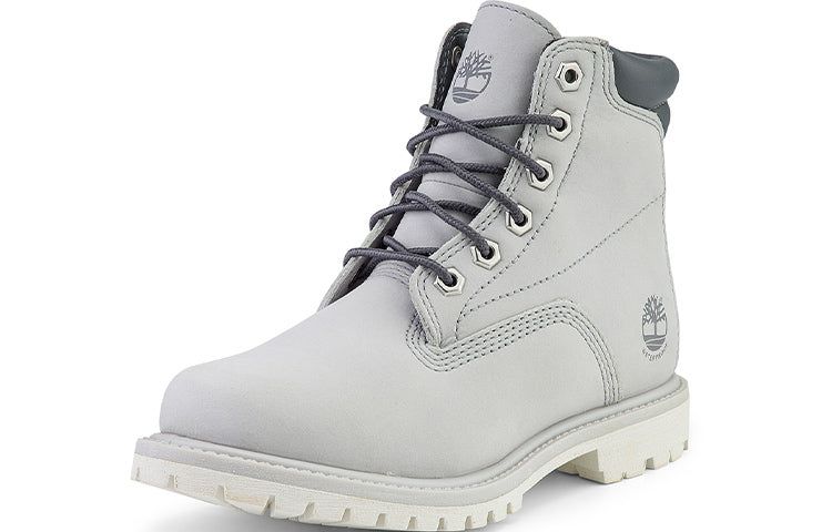 (WMNS) Timberland Waterville 6 Inch Wide Fit Waterproof Boots 'Light Grey' A2M1U sold by KicksCrew product image thumbnail 3