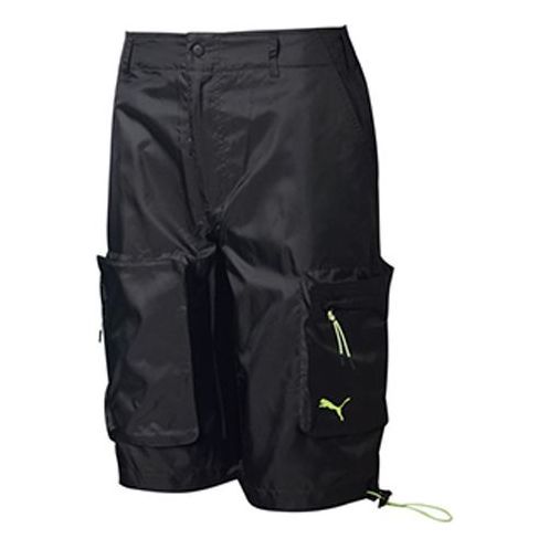Puma x Central Saint Martins Woven Shorts 'Black White' 597196-01 sold by KicksCrew