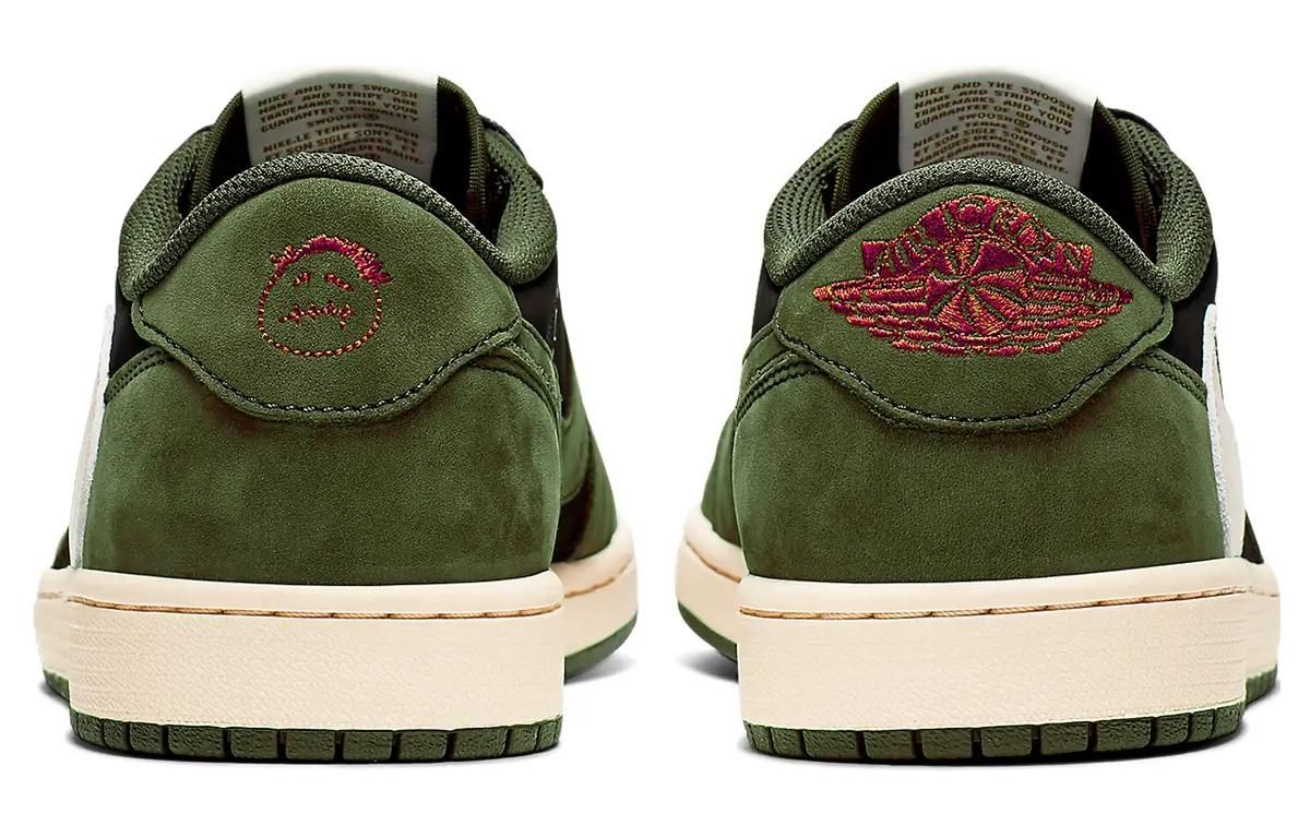 Air Jordan 1 Low OG x Travis Scott 'Olive Green' DM7866-002 sold by KicksCrew product image thumbnail 4
