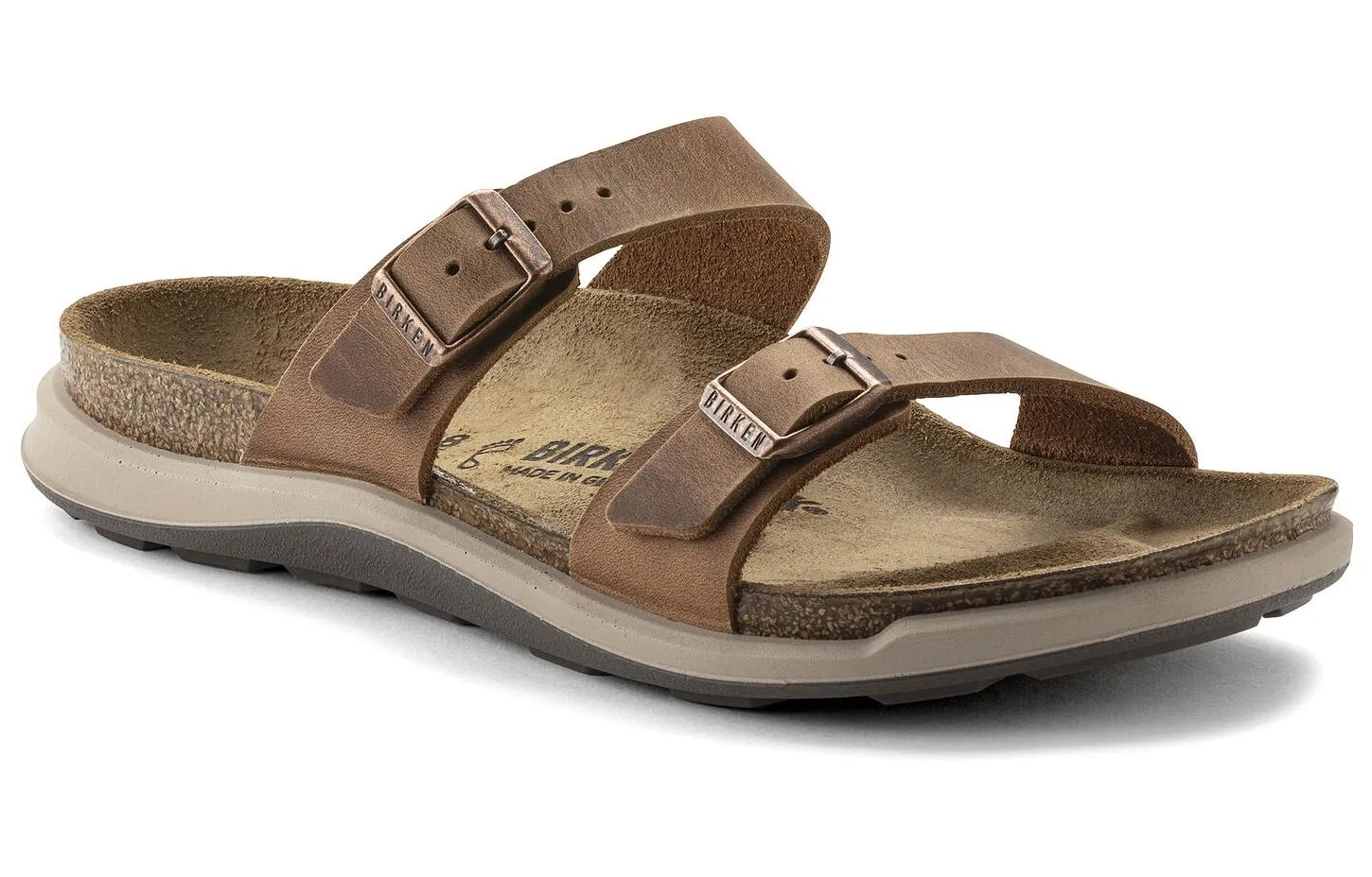 (WMNS) Birkenstock Sierra Waxy Leather Narrow Fit Sandals 'Ginger Brown' 1022272 sold by KicksCrew product image thumbnail 2