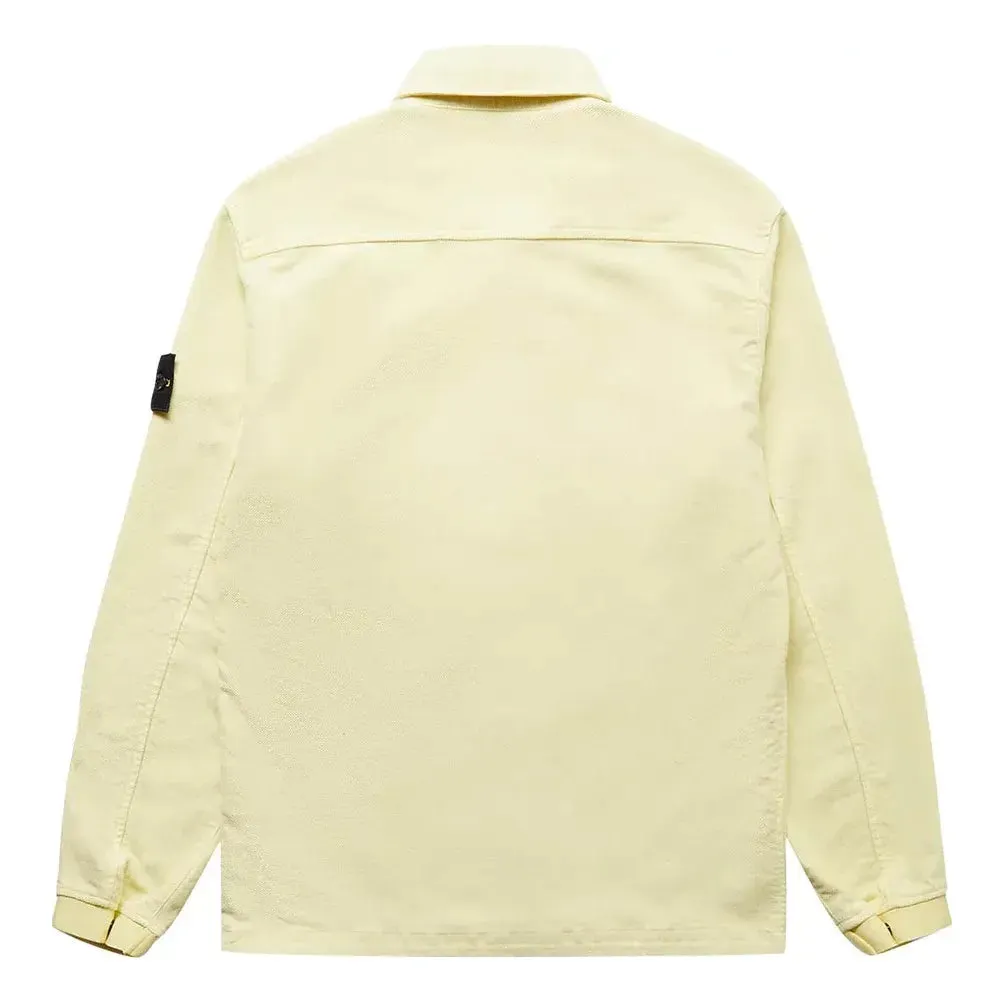 STONE ISLAND Compass Patch Flap Pocket Shirt 'Yellow' 771511305-V0035 sold by KicksCrew product image thumbnail 2