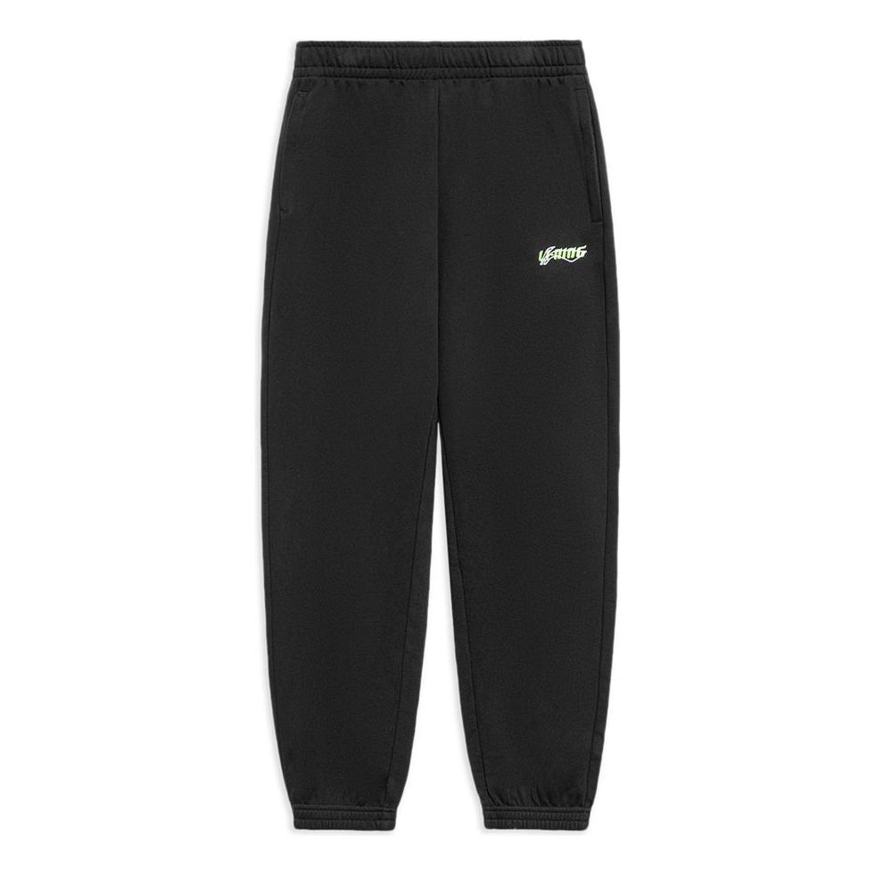 Li-Ning Logo Joggers Sweatpants 'Black' AKLT603-1 sold by KicksCrew
