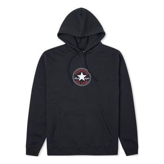 Converse Go-To Chuck Taylor Patch Standard Fit Pullover Hoodie 'Black' 10024504-A01 sold by KicksCrew