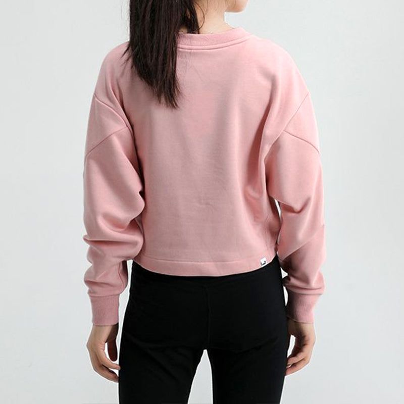 (WMNS) Puma Rebel Crew Cropped Training Sweatshirt 'Pink White' 586520-15 sold by KicksCrew product image thumbnail 5