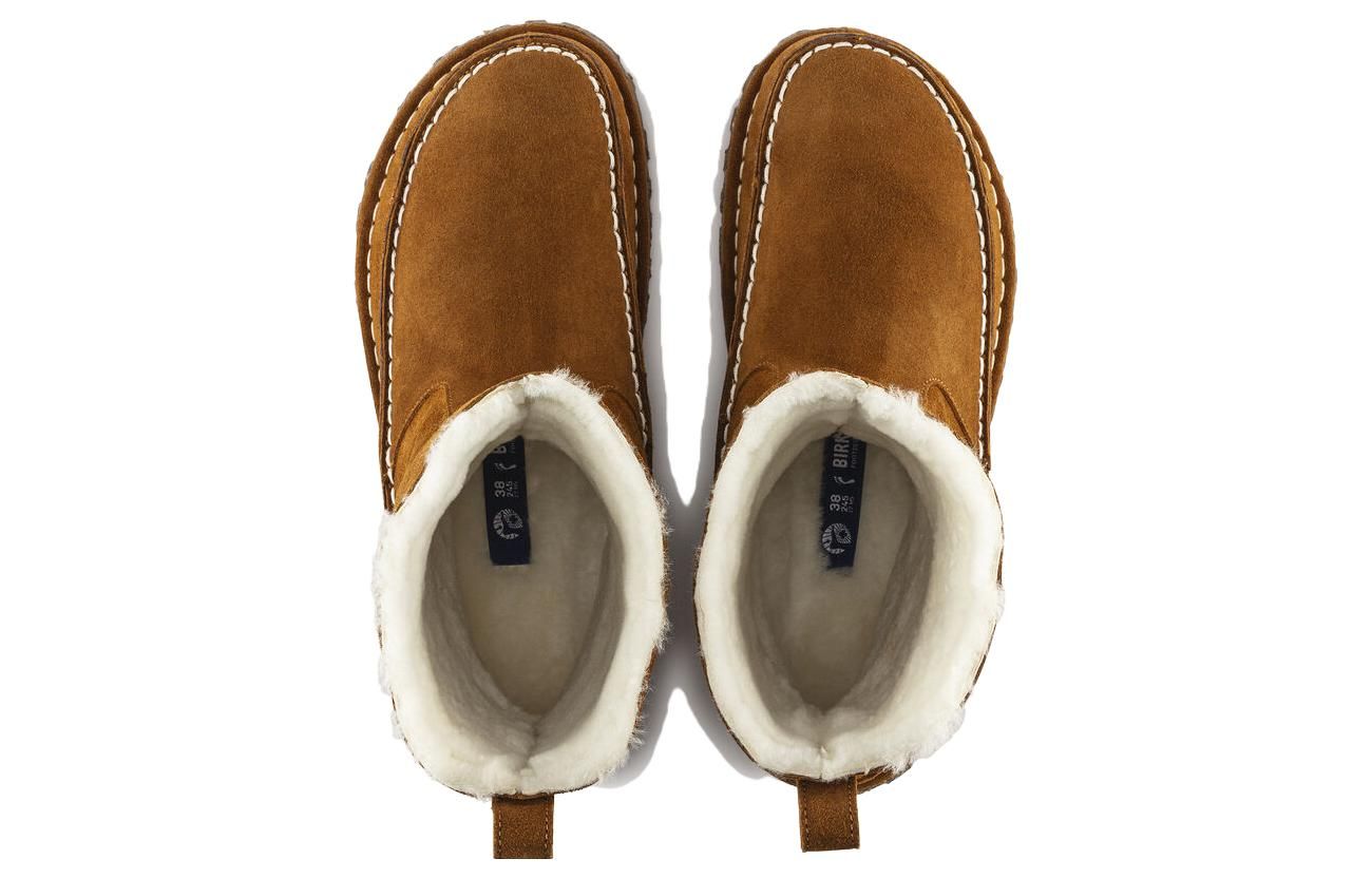 (WMNS) Birkenstock Lahti Suede Leather Narrow Fit 'Mink' 1023645 sold by KicksCrew product image thumbnail 4