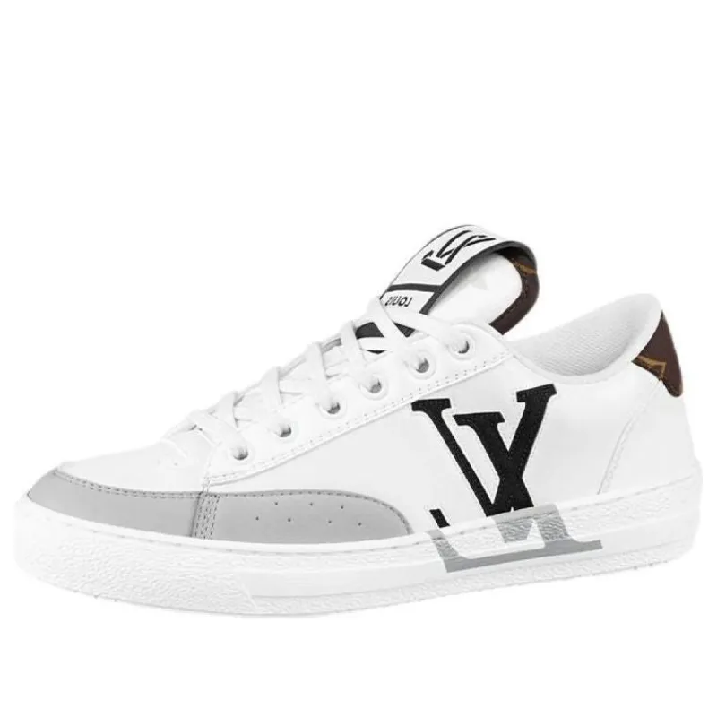 (WMNS) LOUIS VUITTON LV Charlie Sneakers 'White Grey Black' 1A9RWM sold by KicksCrew