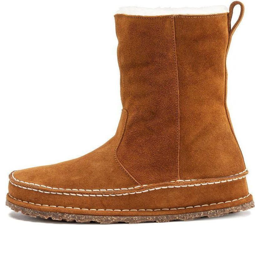 (WMNS) Birkenstock Lahti Suede Leather Narrow Fit 'Mink' 1023645 sold by KicksCrew