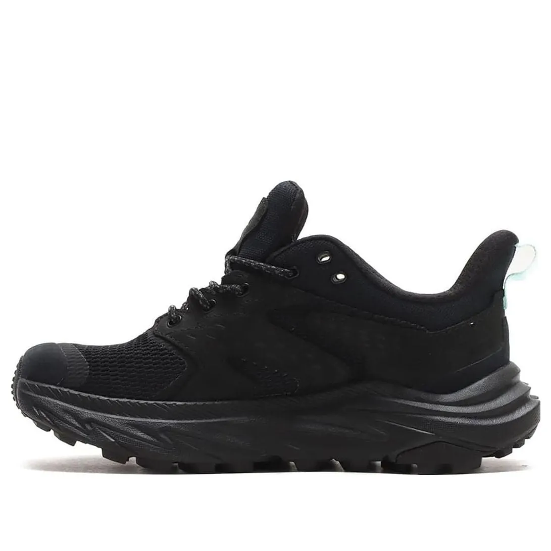 (WMNS) HOKA ONE ONE Anacapa 2 Low Gore-Tex 'Triple Black' 1142830-BBLC sold by KicksCrew