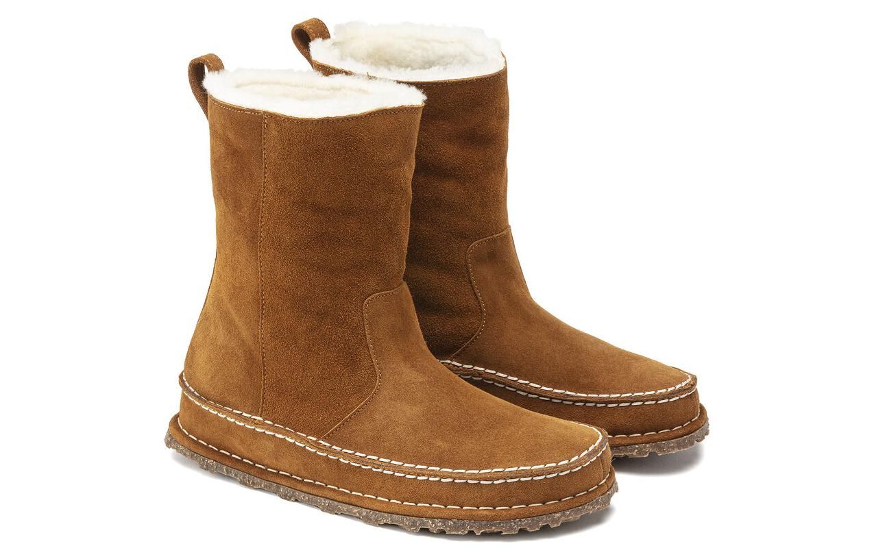 (WMNS) Birkenstock Lahti Suede Leather Narrow Fit 'Mink' 1023645 sold by KicksCrew product image thumbnail 3