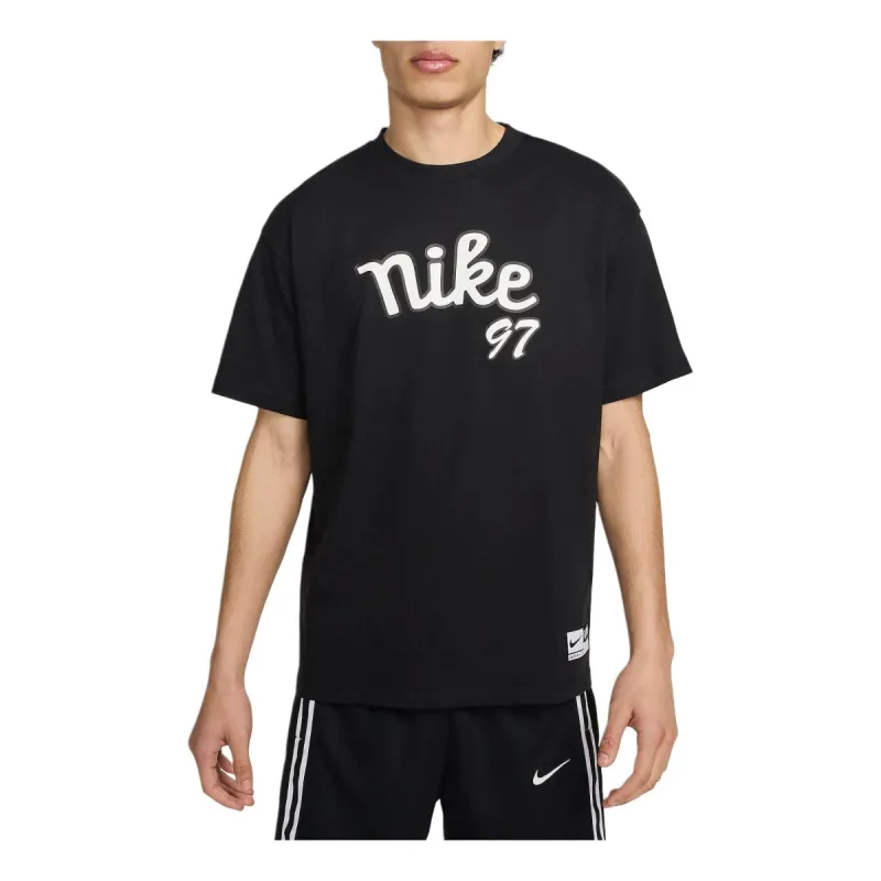 Nike Max90 Basketball T-Shirt 'Black' FV8396-010 sold by KicksCrew