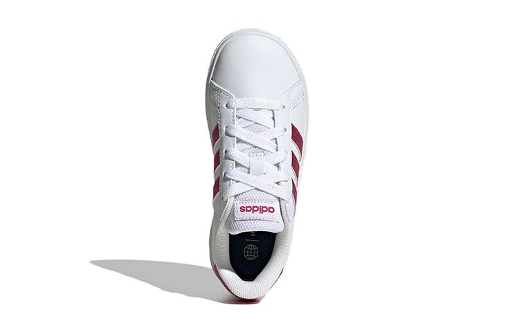 (GS) Adidas Grand Court 2.0 Lifestyle Tennis Shoes 'White Real Magenta' GY4764 sold by KicksCrew product image thumbnail 5