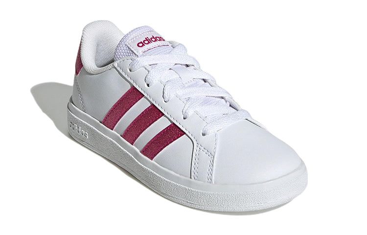 (GS) Adidas Grand Court 2.0 Lifestyle Tennis Shoes 'White Real Magenta' GY4764 sold by KicksCrew product image thumbnail 3