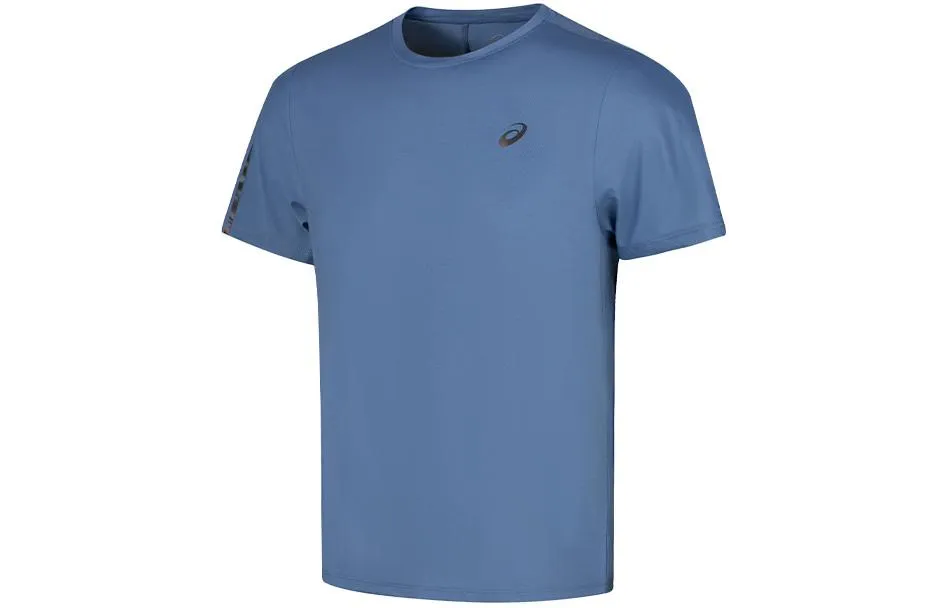 ASICS LITE-SHOW Short Sleeved Running Top Asia Sizing 'Blue Expanse' 2011D069-400 sold by KicksCrew product image thumbnail 2