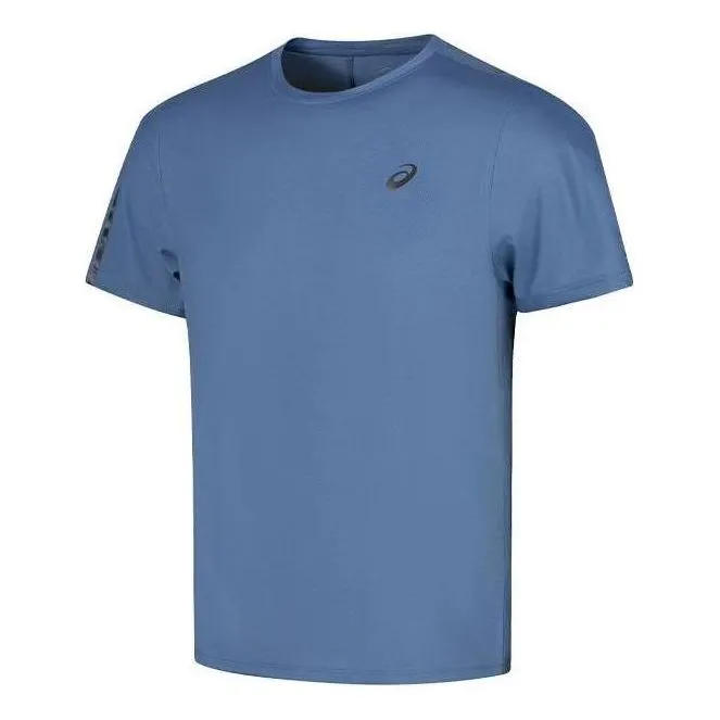 ASICS LITE-SHOW Short Sleeved Running Top Asia Sizing 'Blue Expanse' 2011D069-400 sold by KicksCrew